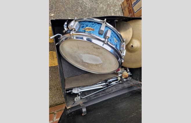 Vintage Trixon Telstar Blue Croc Drum Kit - Image 6